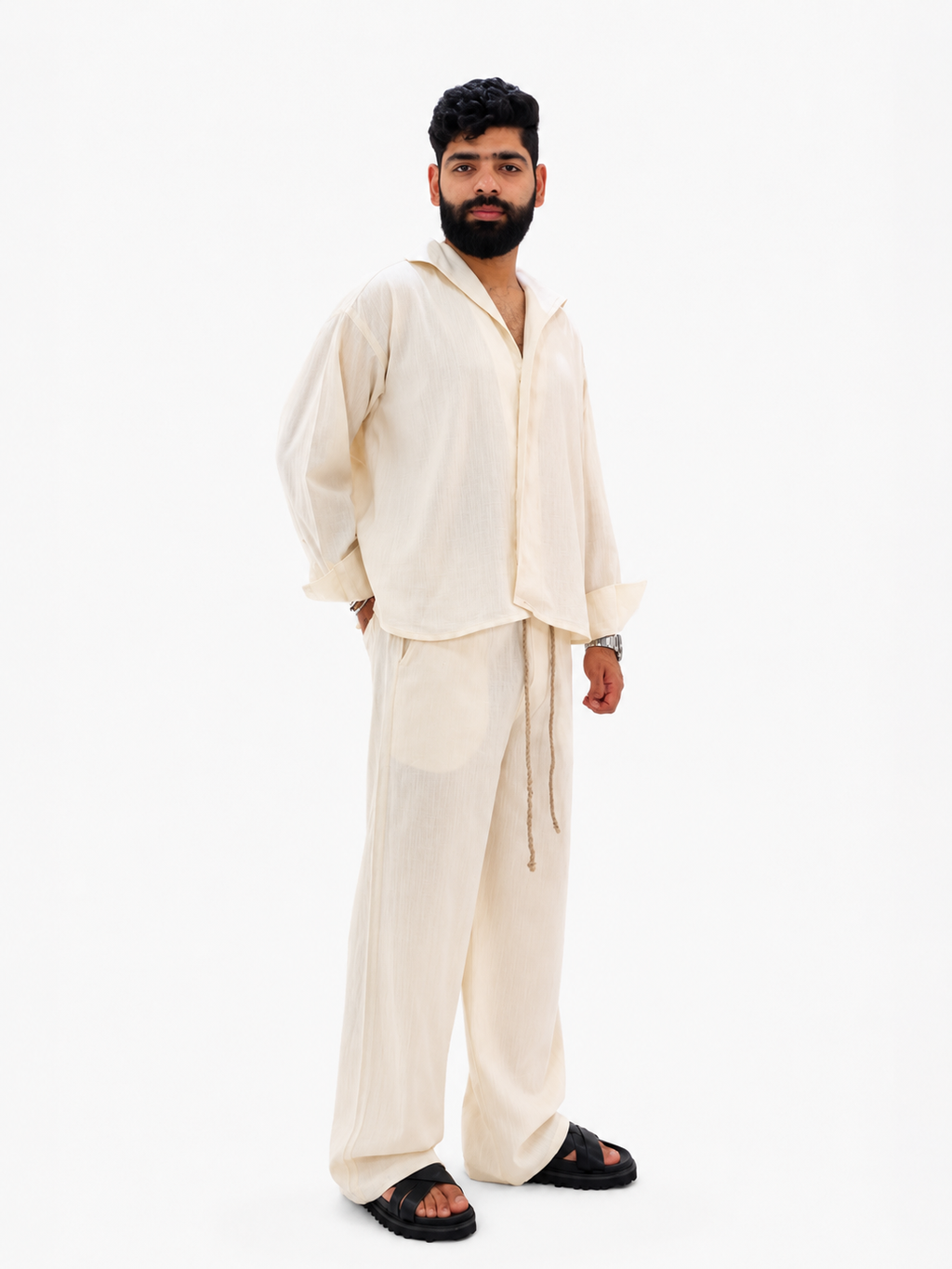 Sand breeze linen set